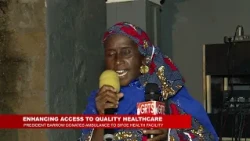 PRESIDENT BARROW DONATES AMBULANCE TO SIFFOE HEALTH FACILITY