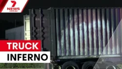 Truck fire closes Chipping Norton road | 7NEWS