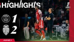 HIGHLIGHTS, PSG 1-2 AS Monaco 🔥 (J3 Ligue 1)
