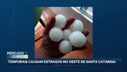 Severe storms cause damage in western Santa Catarina