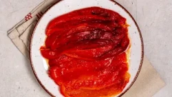 Roasted peppers in an air fryer 🌶️ easy and quick recipe