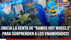🔴🔵 ¡Inicia la venta de "Ramos Hot Wheels" para sorprender a los enamorados!