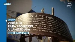 Pastoral Visit of Pope Leo XIV to Lampedusa - Today, July 4th at 9:10 AM live on TV2000
